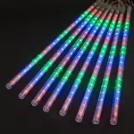 Casa si Gradina - Corpuri si surse de iluminat - Iluminat exterior - Instalatii luminoase exterior - Iluminare 8 Turturi 50cm Meteor LED multicolor 100-240V 8.4W PHENOM LIGHTING TECHNOLOGY - Infinity.ro