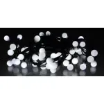 Casa si Gradina - Corpuri si surse de iluminat - Iluminat exterior - Instalatii luminoase exterior - Ghirlanda luminoasa cu sfere 52 LEDuri albe lumina rece WELL - Infinity.ro