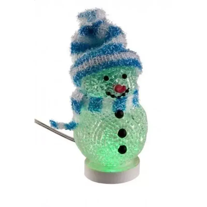 Casa si Gradina - Corpuri si surse de iluminat - Veioze si lampi - Lampi de veghe - Ornament de Craciun om de zapada Goobay - Infinity.ro