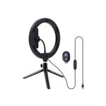 Casa si Gradina - Corpuri si surse de iluminat - Veioze si lampi - Lampi de veghe - Lampa circulara Well 10" cu trepied masa telecomanda - Infinity.ro