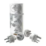 Casa si Gradina - Electrice - Accesorii electrice - Accesorii prize si intrerupatoare - Set 4 adaptoare pentru P-CUBE-REV Allocacoc ADAPT-TRAVEL-03WE - Infinity.ro