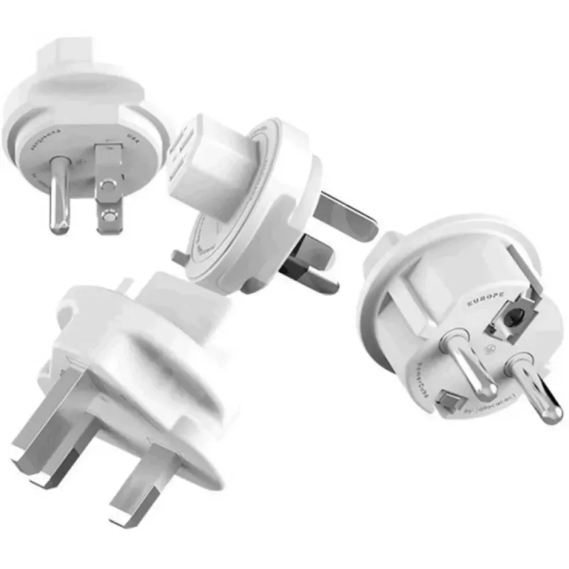 Casa si Gradina - Electrice - Accesorii electrice - Accesorii prize si intrerupatoare - Set 4 adaptoare pentru P-CUBE-REV Allocacoc ADAPT-TRAVEL-03WE - Infinity.ro