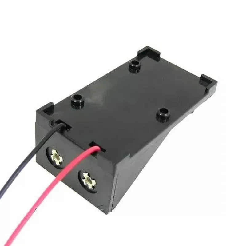Casa si Gradina - Electrice - Accesorii electrice - Baterii, acumulatori si incarcatoare - BH-9V A Suport baterie 9V 6F22 6LR61 x1buc cu terminal cablu 150mm COMF - Infinity.ro