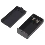 Casa si Gradina - Electrice - Accesorii electrice - Baterii, acumulatori si incarcatoare - SBH-9VA Suport baterie 9V 6F22 6LR61 x1buc cu terminal cablu 150mm Fara intrerupator COMF - Infinity.ro