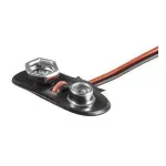 Casa si Gradina - Electrice - Accesorii electrice - Baterii, acumulatori si incarcatoare - Conector baterie 1 bloc 9V format pe fir Goobay - Infinity.ro