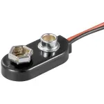 Casa si Gradina - Electrice - Accesorii electrice - Baterii, acumulatori si incarcatoare - Mufa baterie 9V cu Cablu liber si Rezistent la apa Goobay 12483 - Infinity.ro