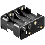 Casa si Gradina - Electrice - Accesorii electrice - Baterii, acumulatori si incarcatoare - Suport baterii 8x AA R6 cu mufa Tip 9V 11468 Goobay - Infinity.ro