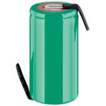 Casa si Gradina - Electrice - Accesorii electrice - Baterii, acumulatori si incarcatoare - Acumulator NIMH Sub-C 2500mAh 1.2V cu lamele de lipit in Z 43x23mm Goobay - Infinity.ro