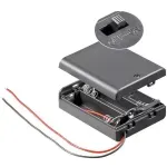 Casa si Gradina - Electrice - Accesorii electrice - Baterii, acumulatori si incarcatoare - Suport baterie 3x AA R6 cu intrerupator Goobay - Infinity.ro