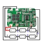 Casa si Gradina - Electrice - Accesorii electrice - Baterii, acumulatori si incarcatoare - Modul protectie incarcare 6x 18650 20A BMS 6S - Infinity.ro