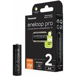 Casa si Gradina - Electrice - Accesorii electrice - Baterii, acumulatori si incarcatoare - Set acumulatori AA NIMH 2500mAh R6 Eneloop PRO Panasonic 2buc BK-3HCDE/2BE - Infinity.ro