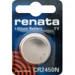 Casa si Gradina - Electrice - Accesorii electrice - Baterii, acumulatori si incarcatoare - Baterie CR2450N RENATA 3V - Infinity.ro