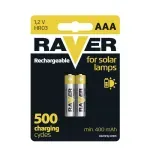 Casa si Gradina - Electrice - Accesorii electrice - Baterii, acumulatori si incarcatoare - Set acumulatori NIMH RAVER AAA R03 400mA 1.2V pentru lampi solare 2buc - Infinity.ro