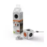 Casa si Gradina - Electrice - Accesorii electrice - Prelungitoare, triple, fise - Prelungitor 4 prize cu intrerupator cub 1.5m PowerCube Remote Allocacoc - Infinity.ro
