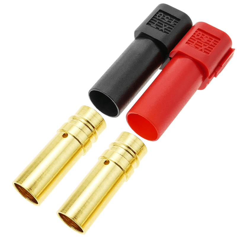 Casa si Gradina - Electrice - Cabluri electrice si conductori - Set mufe alimentare DC XT150 mama 1 pin pe cablu cu lipire 60A 500V AMASS XT150-F - Infinity.ro