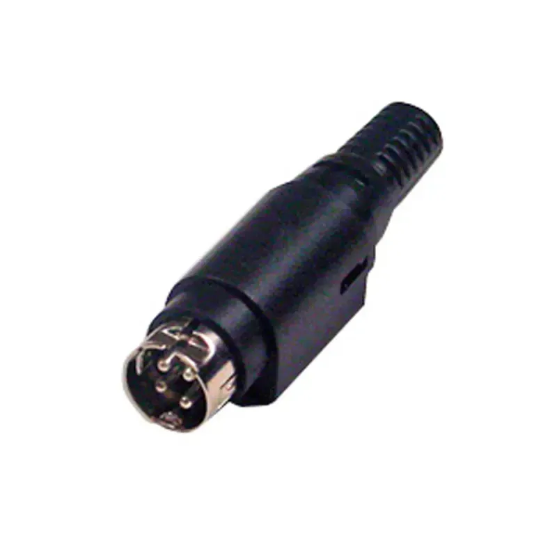 Mufa conector alimentare DC tata R7B 4 pini lipire 6.5mm montare pe ...