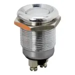 Casa si Gradina - Electrice - Distributie electrica si comanda - Intrerupatoare - Buton 1 circuit 2A 250V OFF-(ON) fara retinere metal resistent la apa - Infinity.ro