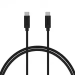 Laptop, Telefoane si Tablete - Telefoane mobile si accesorii - Accesorii Telefoane - Cabluri si adaptoare telefoane - Cablu USB Type C la USB Type C 3A Choetech CC0002 1m negru - Infinity.ro