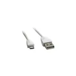 Laptop, Telefoane si Tablete - Telefoane mobile si accesorii - Accesorii Telefoane - Cabluri si adaptoare telefoane - Cablu de incarcare USB Golf Diamond Micro USB alb 1m - Infinity.ro