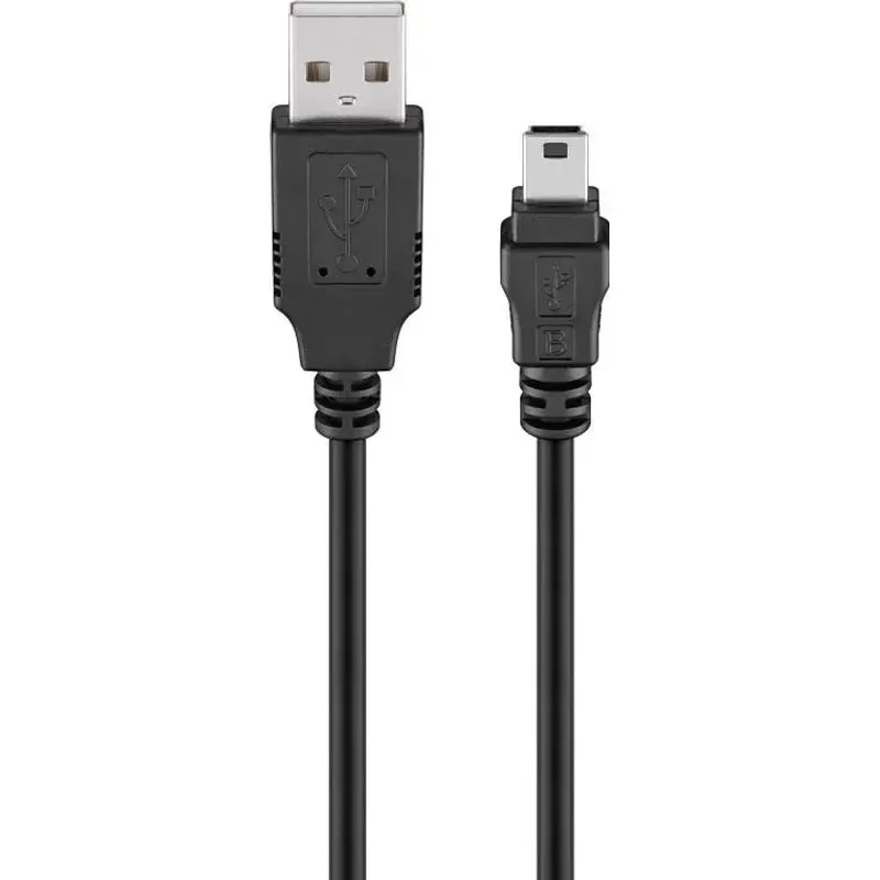 Laptop, Telefoane si Tablete - Telefoane mobile si accesorii - Accesorii Telefoane - Cabluri si adaptoare telefoane - Cablu USB2.0 A mufa tata - USB B mini USB mufa tata 5m Canon Goobay - Infinity.ro