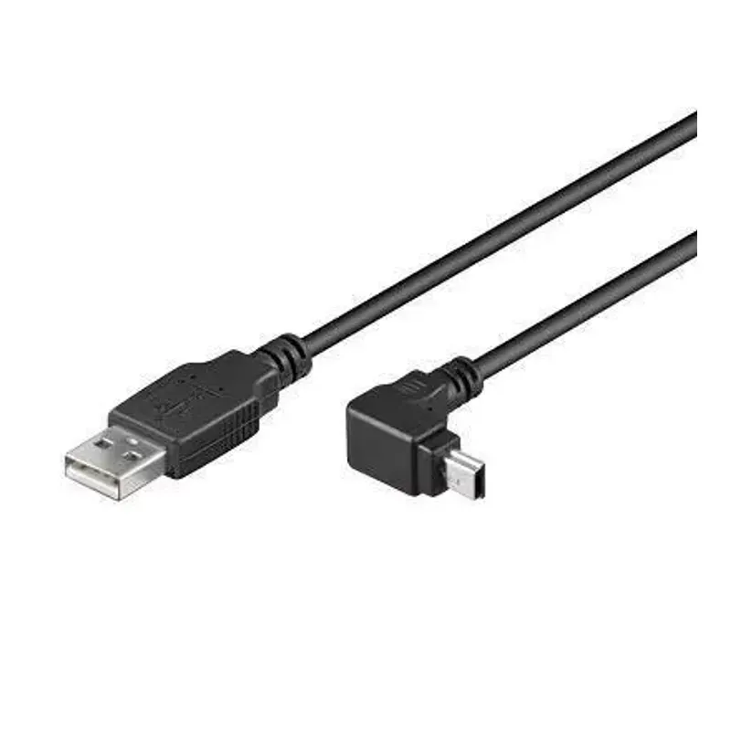 Laptop, Telefoane si Tablete - Telefoane mobile si accesorii - Accesorii Telefoane - Cabluri si adaptoare telefoane - Cablu mini USB 90 grade 1.8m pentru GPS-uri Goobay - Infinity.ro