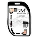 Laptop, Telefoane si Tablete - Telefoane mobile si accesorii - Accesorii Telefoane - Cabluri si adaptoare telefoane - Cablu USB A - USB Type C 1m KRUGER&MATZ - Infinity.ro