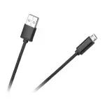 Laptop, Telefoane si Tablete - Telefoane mobile si accesorii - Accesorii Telefoane - Cabluri si adaptoare telefoane - Cablu micro USB - USB 1m negru M-LIFE - Infinity.ro