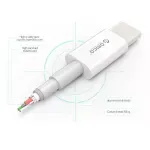 Laptop, Telefoane si Tablete - Telefoane mobile si accesorii - Accesorii Telefoane - Cabluri si adaptoare telefoane - Cablu USB type C tata-tata 1m alb Orico BCU-10 - Infinity.ro