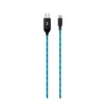 Laptop, Telefoane si Tablete - Telefoane mobile si accesorii - Accesorii Telefoane - Cabluri si adaptoare telefoane - Cablu date incarcare micro USB 1m 2.1A Well flux de lumina albastra - Infinity.ro