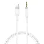 Laptop, Telefoane si Tablete - Telefoane mobile si accesorii - Accesorii Telefoane - Cabluri si adaptoare telefoane - Cablu auxiliar audio Type-C la 3.5 mm Jack 1m alb XO-NB-R279B - Infinity.ro