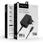 Laptop, Telefoane si Tablete - Telefoane mobile si accesorii - Accesorii Telefoane - Incarcatoare telefoane - Alimentator Universal 90W PD USB-C + 7 adaptoare Kruger&Matz KM1450-90 - Infinity.ro