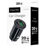 Laptop, Telefoane si Tablete - Telefoane mobile si accesorii - Accesorii Telefoane - Incarcatoare telefoane - Incarcator auto 12-24VDC bricheta - USB TYPE C + USB 3.1A QC 3.0 PD 20W Kruger&Matz - Infinity.ro