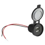 Laptop, Telefoane si Tablete - Telefoane mobile si accesorii - Accesorii Telefoane - Incarcatoare telefoane - Priza auto /moto /barca IP67 2x USB 5V /2.4A 42x42x44mm LTC LXG531 - Infinity.ro