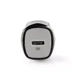 Laptop, Telefoane si Tablete - Telefoane mobile si accesorii - Accesorii Telefoane - Incarcatoare telefoane - Incarcator auto 1x USB Type C 3.0 A negru Nedis - Infinity.ro