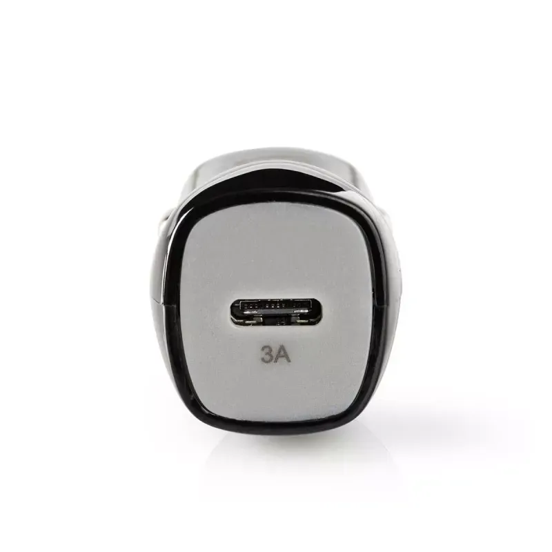 Laptop, Telefoane si Tablete - Telefoane mobile si accesorii - Accesorii Telefoane - Incarcatoare telefoane - Incarcator auto 1x USB Type C 3.0 A negru Nedis - Infinity.ro