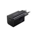 Laptop, Telefoane si Tablete - Telefoane mobile si accesorii - Accesorii Telefoane - Incarcatoare telefoane - Incarcator retea Orico PT30-C USB TYPE C QC3.0 30W negru PT30-C-EU-BK - Infinity.ro
