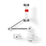 Laptop, Telefoane si Tablete - Telefoane mobile si accesorii - Accesorii Telefoane - Suport si docking telefoane - Suport Nedis TDMT111WT pentru tableta si smartphone 4-12" rotire 360 brat pliabil - Infinity.ro