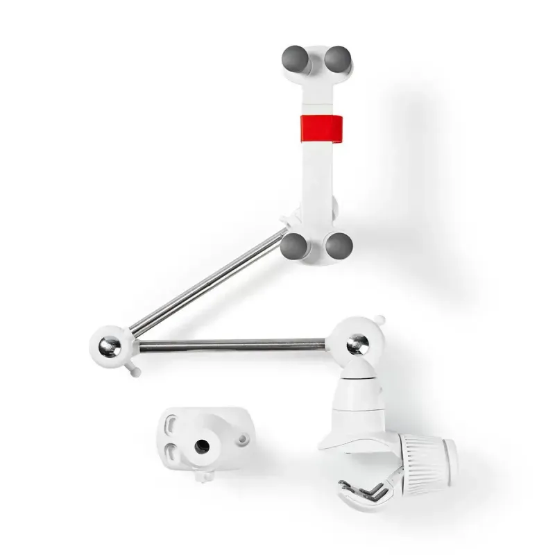 Laptop, Telefoane si Tablete - Telefoane mobile si accesorii - Accesorii Telefoane - Suport si docking telefoane - Suport Nedis TDMT111WT pentru tableta si smartphone 4-12" rotire 360 brat pliabil - Infinity.ro