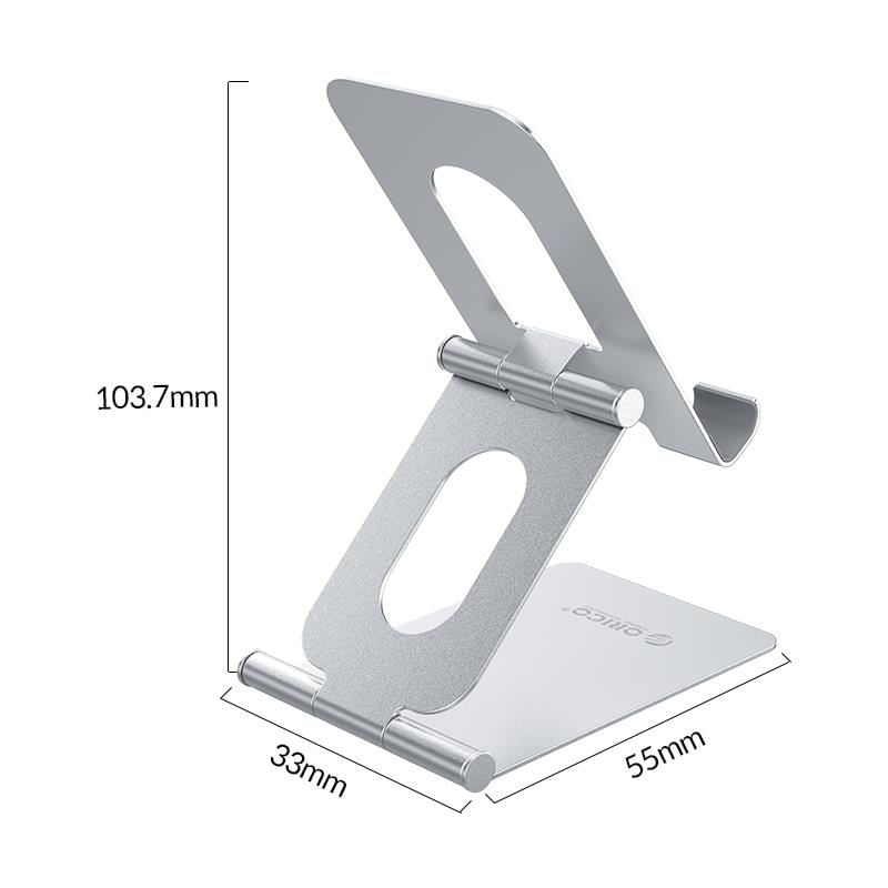 Laptop, Telefoane si Tablete - Telefoane mobile si accesorii - Accesorii Telefoane - Suport si docking telefoane - Suport telefon argintiu Orico LST-S1 104x55x33 mm - Infinity.ro
