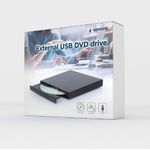 PC, gaming si accesorii - Componente PC - Componente - DVD Writer - DVD-RW extern GEMBIRD interfata USB 2.0 argintiu DVD-USB-04 - Infinity.ro