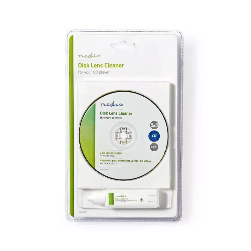PC, gaming si accesorii - Componente PC - Componente - CD, DVD si Blu Ray - Set CD DVD CLEANER curatat lentila laser 20ml Nedis - Infinity.ro