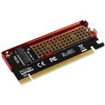 PC, gaming si accesorii - Componente PC - Componente - Accesorii IT - Adaptor Intern AXAGON PCEM2-S PCI-E 3.0 16x M.2 SSD NVMe Suport SSD pana la 80mm low profile Radiator Inclus - Infinity.ro
