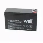 Casa si Gradina - Electrice - Accesorii electrice - Baterii, acumulatori si incarcatoare - Acumulator plumb acid 12V 7Ah carcasa mica 150x50x90mm Well - Infinity.ro