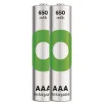 Casa si Gradina - Electrice - Accesorii electrice - Baterii, acumulatori si incarcatoare - Acumulatori R3 AAA NiMH 650mAh 2buc GP ReCkyo GP65AAAHCER21-2TLB2 - Infinity.ro