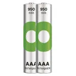 Casa si Gradina - Electrice - Accesorii electrice - Baterii, acumulatori si incarcatoare - Acumulatori R3 AAA NiMH 950mAh 2buc GP ReCkyo GP100AAAHCER21-2TLB2 - Infinity.ro