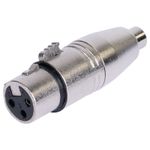 TV, Audio-Video si Foto - Accesorii TV si audio - Cabluri si adaptoare audio - Adaptor audio mono mama XLR - mama RCA BST 18-5578 - Infinity.ro