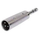 TV, Audio-Video si Foto - Accesorii TV si audio - Cabluri si adaptoare audio - Adaptor audio XLR tata - JACK 6.35 mm tata STEREO metal BST 18-5569 - Infinity.ro