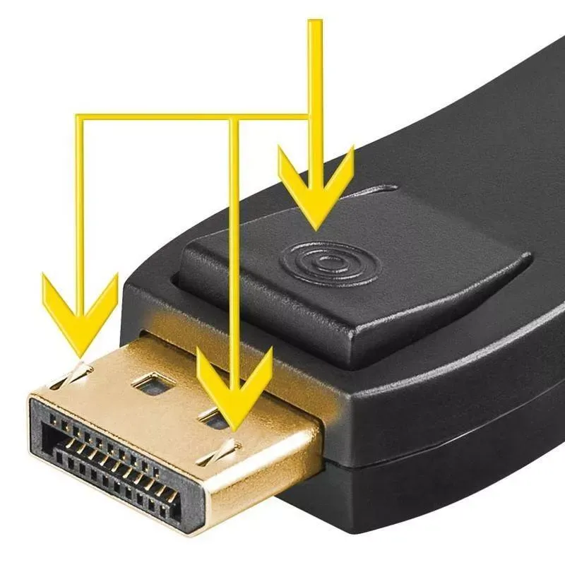 TV, Audio-Video si Foto - Accesorii TV si audio - Cabluri si adaptoare video - Adaptor DisplayPort la HDMI mama Goobay - Infinity.ro