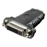 TV, Audio-Video si Foto - Accesorii TV si audio - Cabluri si adaptoare video - Adaptor HDMI mama la DVI-D 24+5 mama Goobay - Infinity.ro