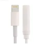 Laptop, Telefoane si Tablete - Telefoane mobile si accesorii - Accesorii Telefoane - Cabluri si adaptoare telefoane - Adaptor iPhone 7 Lightning la Jack mama 3.5 mm 0.1m - Infinity.ro